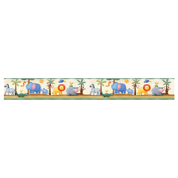 Stickers for Kids: Wall Border Animals of the Jungle