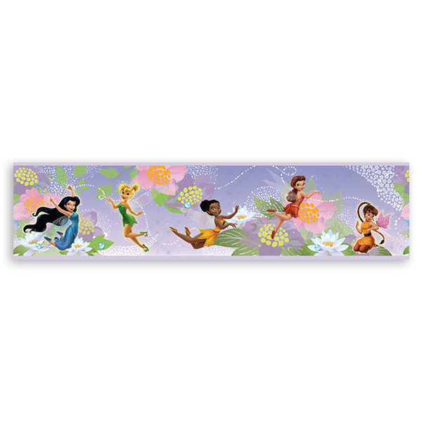 Stickers for Kids: Wall Border Tinker Bell and the fairies