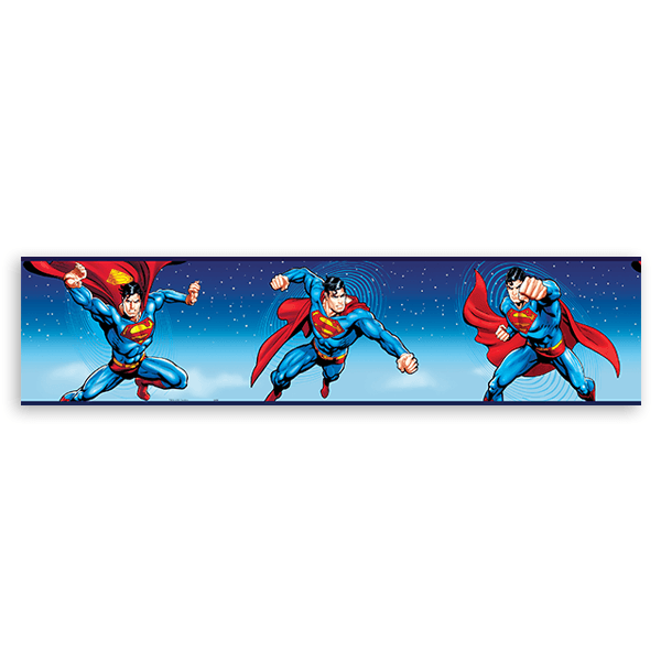 Stickers for Kids: Wall Border SuperMan