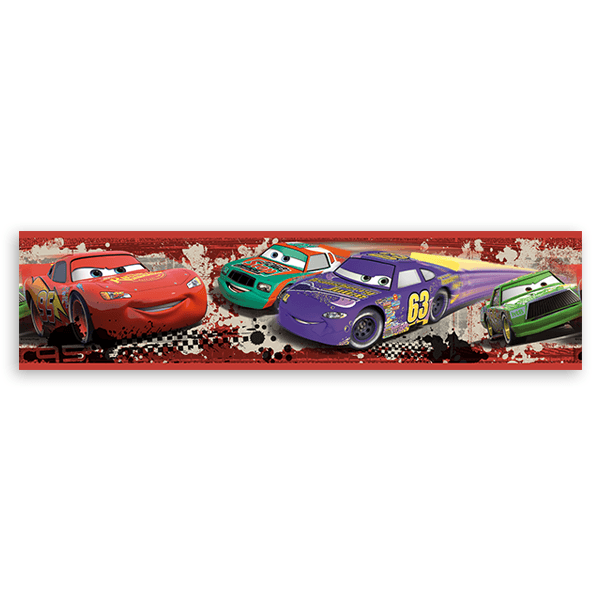 Stickers for Kids: Wall Border Cars Nascar