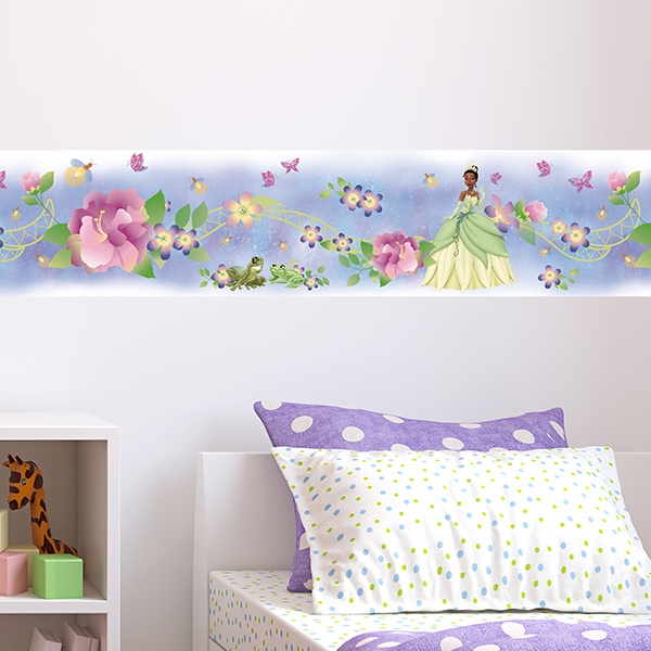 Stickers for Kids: Wall Border The Princess and the Frog