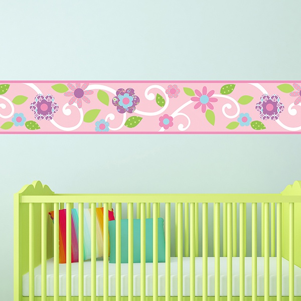 Stickers for Kids: Wall Border Spring 1