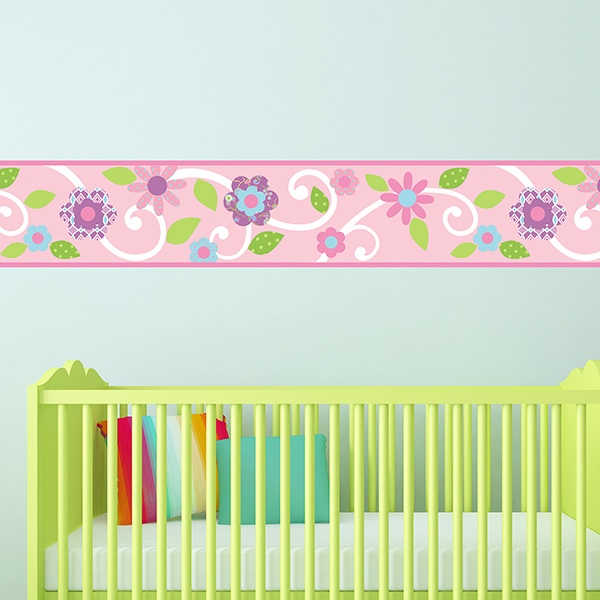 Stickers for Kids: Wall Border Spring