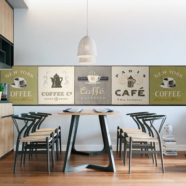 Wall Stickers: Cafe Paris and New York