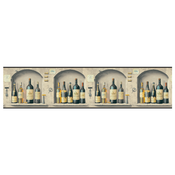Wall Stickers: Wine Bottles