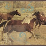 Wall Stickers: Herd of Horses 3