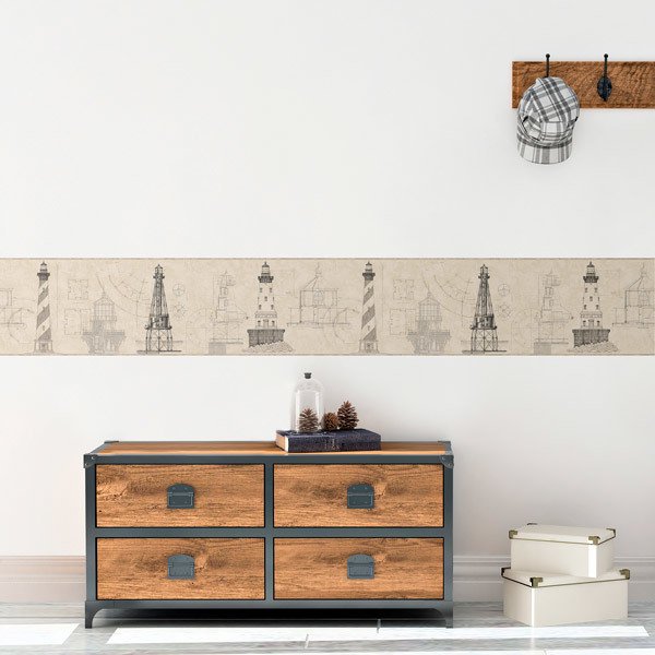 Wall Stickers: Lighthouses of the Sea