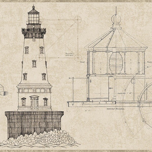 Wall Stickers: Lighthouses of the Sea