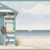 Wall Stickers: Beach Changing Rooms 3
