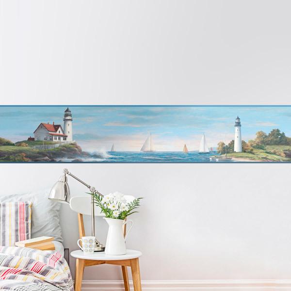 Wall Stickers: Lighthouses and Ships