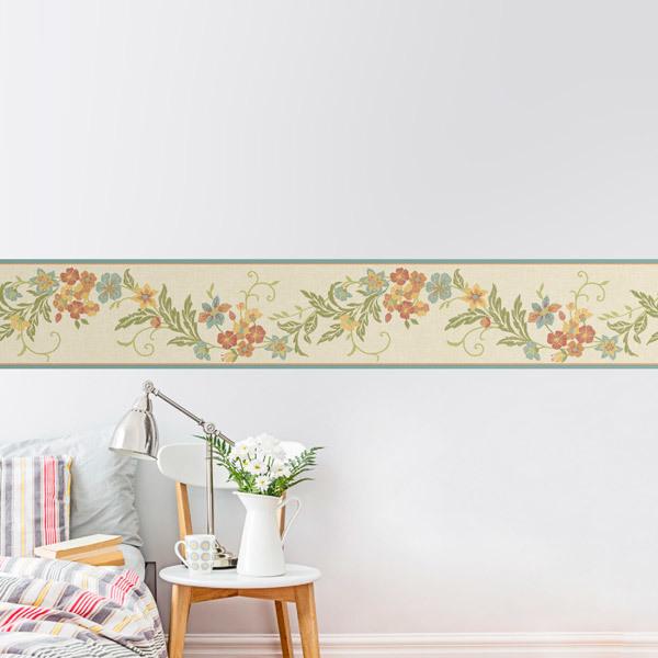 Wall Stickers: Intertwined Flowers and Plants