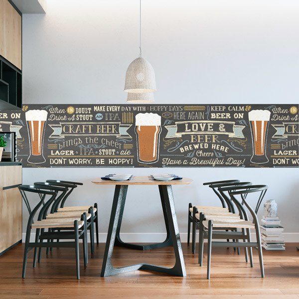 Wall Stickers: Types of Beer 1