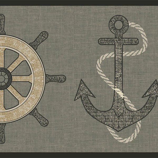 Wall Stickers: Anchor and Rudder