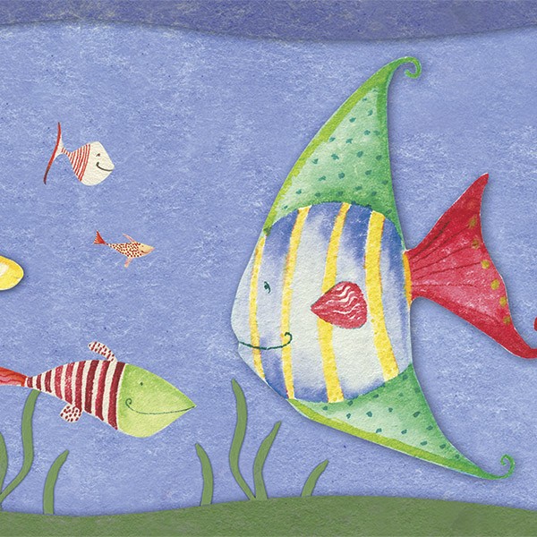 Stickers for Kids: Fish at the Bottom of the Sea
