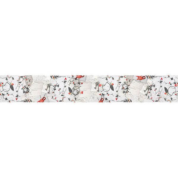 Wall Stickers: Letters, flowers and keys
