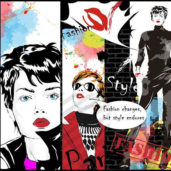 Wall Stickers: Comic book girl