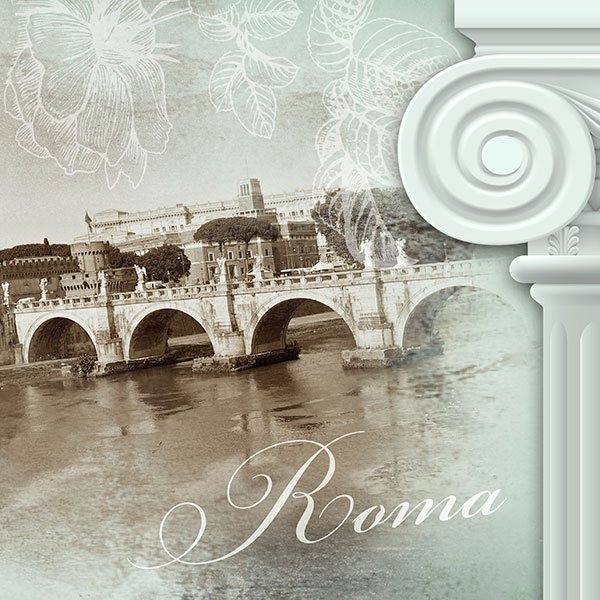 Wall Stickers: Rome and its architecture