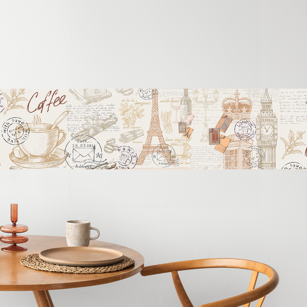 Wall Stickers: Illustration of monuments