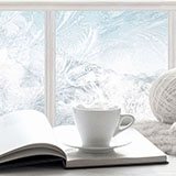 Wall Stickers: Snow behind the window 3