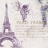 Wall Stickers: Lavender and Paris 3