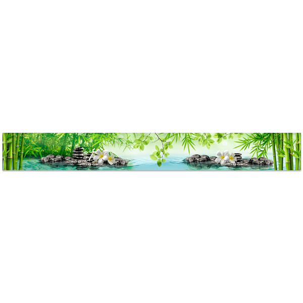 Wall Stickers: River among bamboo 0