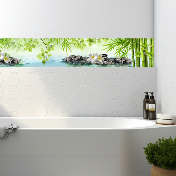 Wall Stickers: River among bamboo