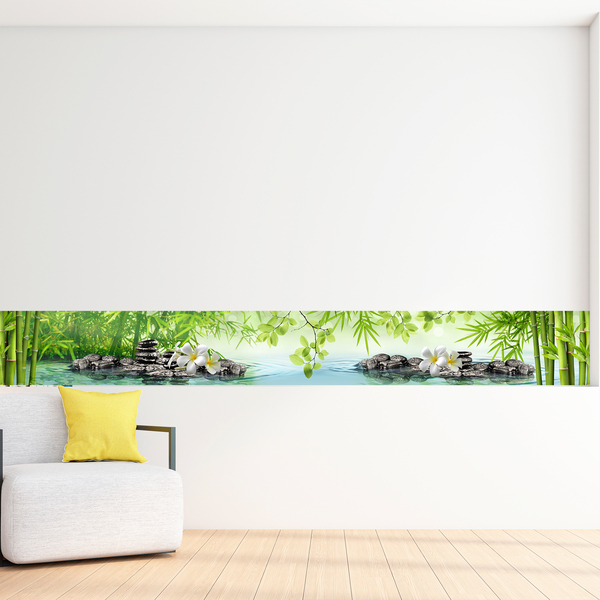 Wall Stickers: River among bamboo