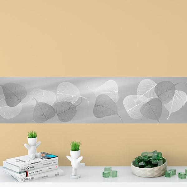 Wall Stickers: Grey leaves