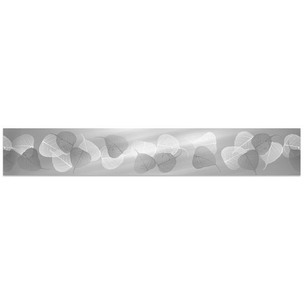 Wall Stickers: Grey leaves 0