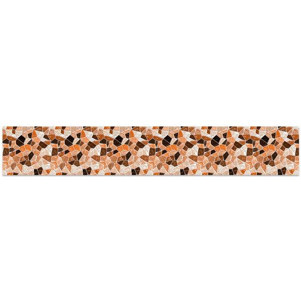 Wall Stickers: Brown stone