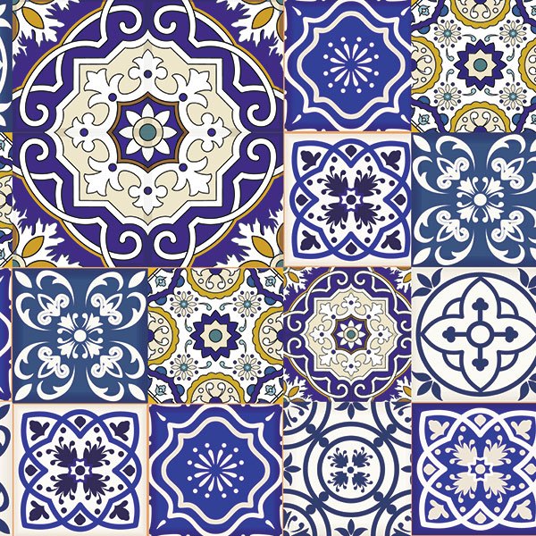 Wall Stickers: Traditional tiles