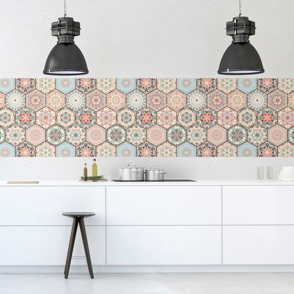 Wall Stickers: Decorative hexagons
