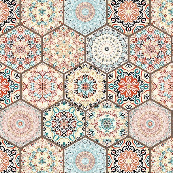 Wall Stickers: Decorative hexagons