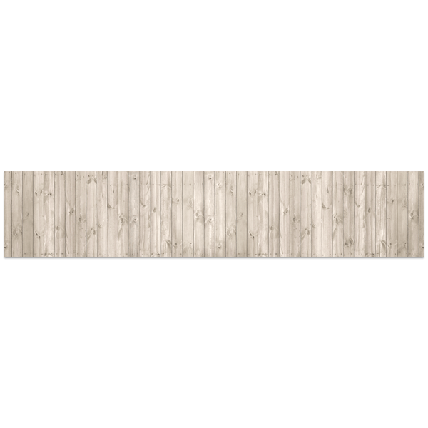 Wall Stickers: Rustic wooden platform