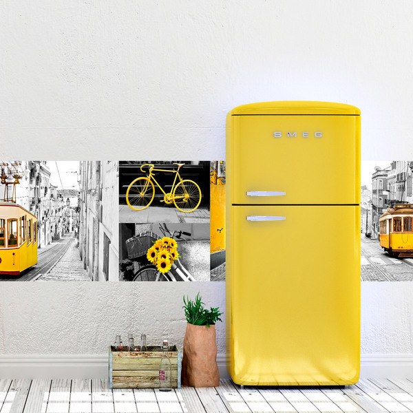 Wall Stickers: Yellow details