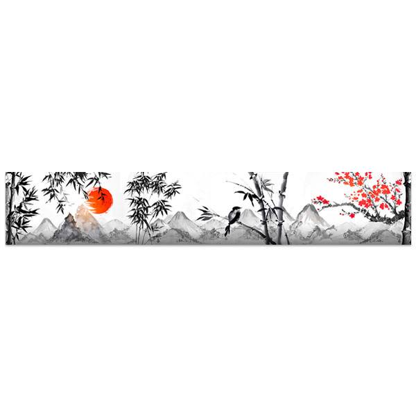 Wall Stickers: Japanese style landscape