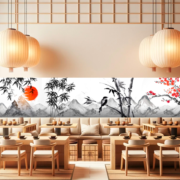 Wall Stickers: Japanese style landscape