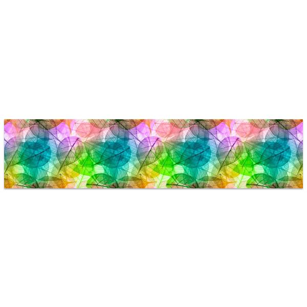 Wall Stickers: Rainbow leaves