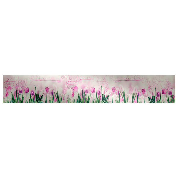 Wall Stickers: Tulips and ornaments