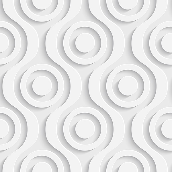 Wall Stickers: Circles on a white background