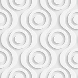 Wall Stickers: Circles on a white background 3