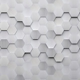 Wall Stickers: Grey Hexagons 3