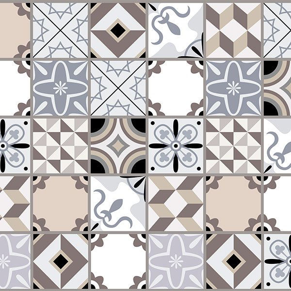 Wall Stickers: Symmetrical tiles