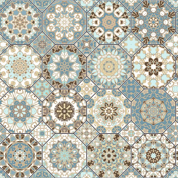 Wall Stickers: Octagonal tile