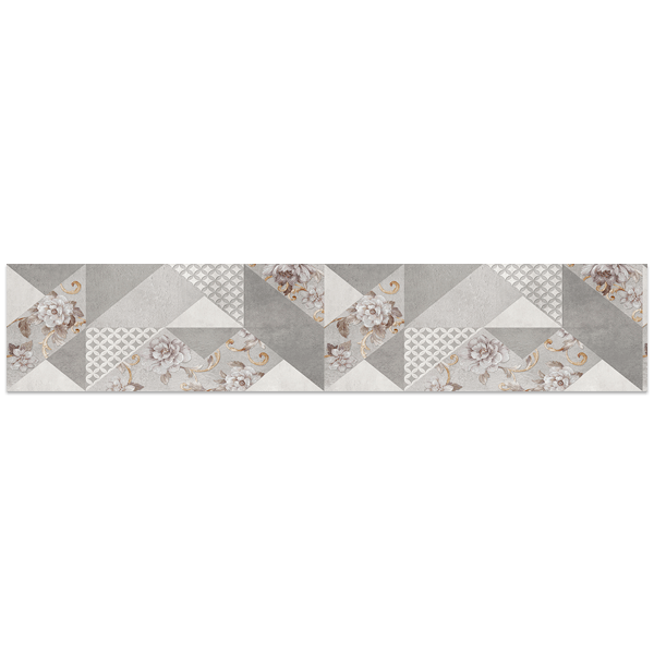 Wall Stickers: Floral Grays