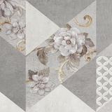 Wall Stickers: Floral Grays 3