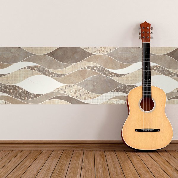 Wall Stickers: Curve delle dune fiorite