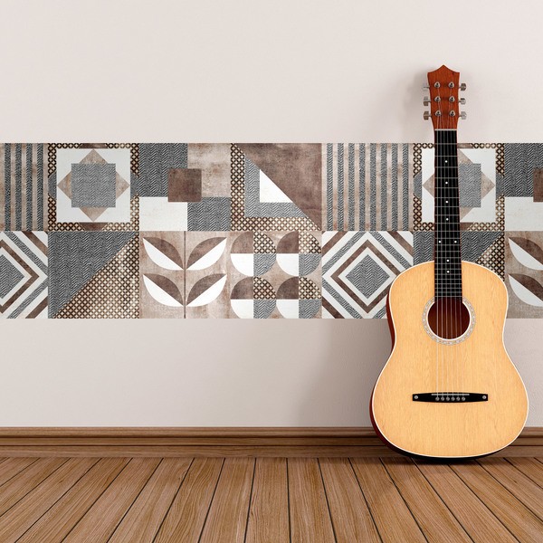 Wall Stickers: Geometric composition