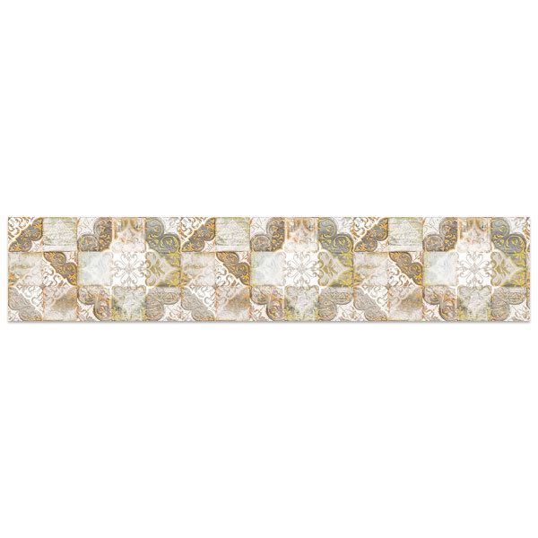 Wall Stickers: Worn-out ornamental mosaic
