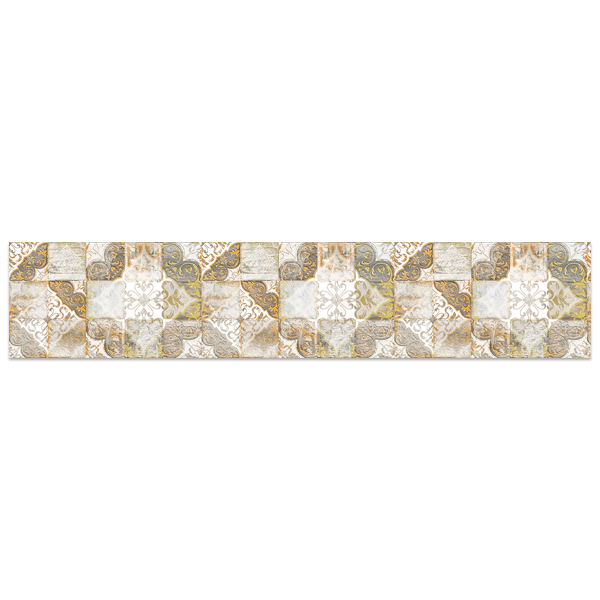 Wall Stickers: Worn-out ornamental mosaic